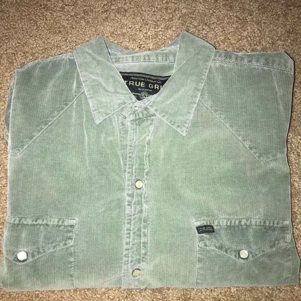 True grit corduroy long sleeve shirt